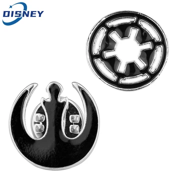 Disney Star Wars Pin Rebel Alliance Galaktik Cumhuriyeti Altı Erkek Bundu Logo Emaye düğme rozet Broş Şapka Çanta Takı Aksesuarları