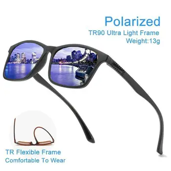 Marka Tasarım Klasik Polarize Güneş Gözlüğü Erkek Kadın Sürüş Kare çerçeve moda güneş gözlüğü Erkek Gözlüğü UV400 Gafas De Sol