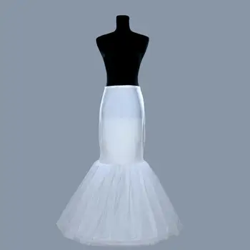 Yüksek Kalite Mermaid Gelin Düğün Petticoat Ücretsiz kargo gelin kıyafeti Jüpon Düğün Kabarık Etek Kayma Aksesuarları