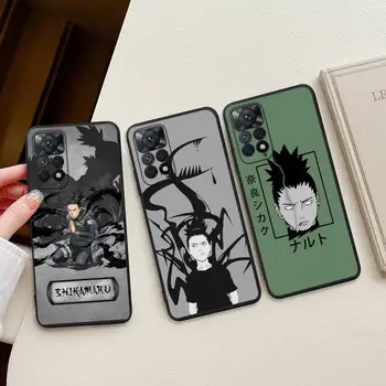 Bandai Naruto Nara Shikamaru telefon kılıfı İçin Redmi Not 11E 11S 11 10 9 Pro 9A K20 K30 K40 Yumuşak Silikon Kapak