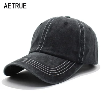 AETRUE Snapback Kadın Erkek beyzbol şapkası Kemik Şapka Erkekler Için Casquette Hip hop Marka Rahat Gorras Kadın Erkek Pamuk Baba Şapka Kapaklar
