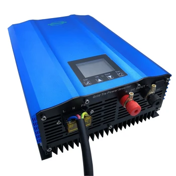 1200W Yüksek verimli şebeke bağlantı invertörü mikro invertör ile renkli LCD PV şebeke bağlantı invertörü ayarlanabilir Pil deşarj
