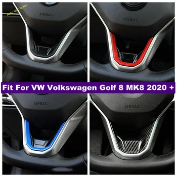Araba Oto direksiyon Dekorasyon Paneli Kapak Trim Fit VW Volkswagen Golf 8 İçin MK8 2020-2022 Aksesuarları İç Tamir Kiti