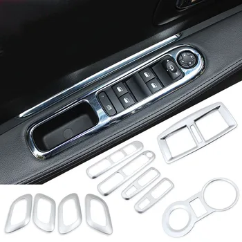 Peugeot 3008 2012 2013 2014 2015 için İç Kapı Sequins Pencere Kaldırma kolu kase klima havalandırma kapağı bardak Araba Aksesuarları