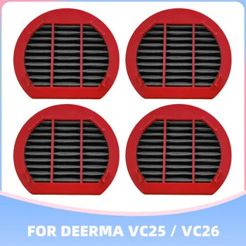 Deerma VC25 / VC26 elektrikli el süpürgesi Yedek Yedek Parça Uyumlu Aksesuarlar Aktif Karbon Hepa Filtre