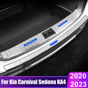 Kia Carnival Sedona KA4 2020 2021 2022 2023 Araba Bagaj Kapağı Bagaj Kapağı İç Koruma Arka Tampon İtişme Eşiği Plaka Aksesuarları