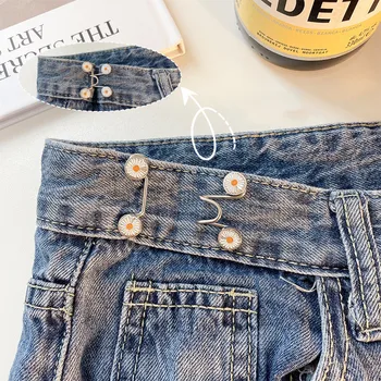 Görünmez Bel Artefakt Ayarlanabilir Kot Düğmeleri Dikişsiz Bel Elbise Düğmeleri Tırnaksız Çıkarılabilir lothing Pantolon Dikiş Aracı