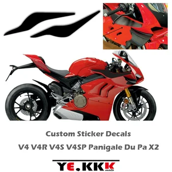 Ducati Panigale V4 V4R V4S V4SP Tam Araba Çıkartmaları Özel Çıkartmalar Özel Fairing Sticker Çıkartma Mat Siyah Kırmızı Du Pa X2