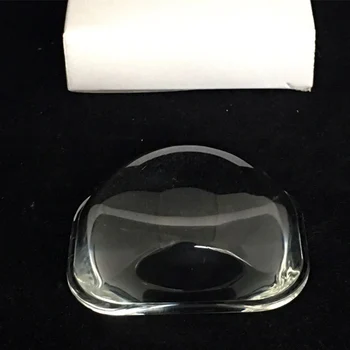 67mm dikdörtgen plano-dışbükey cam COB LED araba far camı