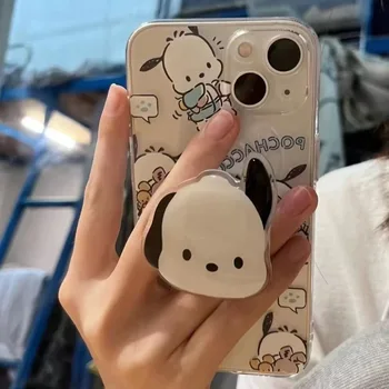 Sanrio Karikatür Anime Pochacco Cep Telefonu Kabuk Hava Yastığı Braketi Sevimli Kız Kalp Taşınabilir Tatil Hediye Arkadaşlar ve Akrabalar için