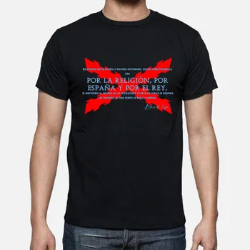 Ispanyol Tercios Bordo Çapraz Blas De Lezo Alıntı T Shirt. Yeni %100 % Pamuk Kısa Kollu O-Boyun T-shirt Rahat Erkek Üst