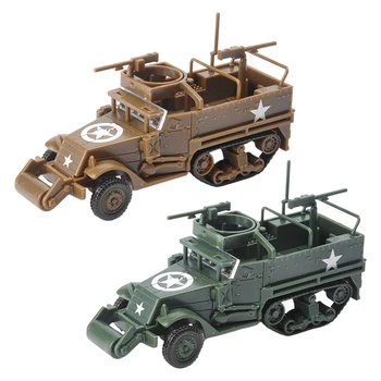 1/72 Yarım Parça Zırhlı Araç Oyuncaklar 4D Montaj Araç Plastik Modeli