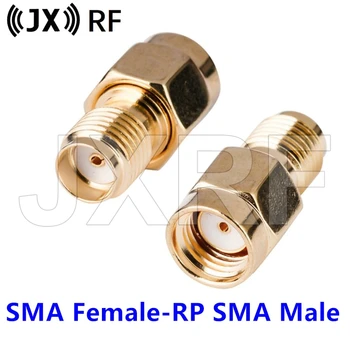 2 ADET SMA adaptörü SMA Dişi RP SMA Erkek fiş konnektörü Adaptörü Altın Kaplama Düz Koaksiyel RF Adaptörleri