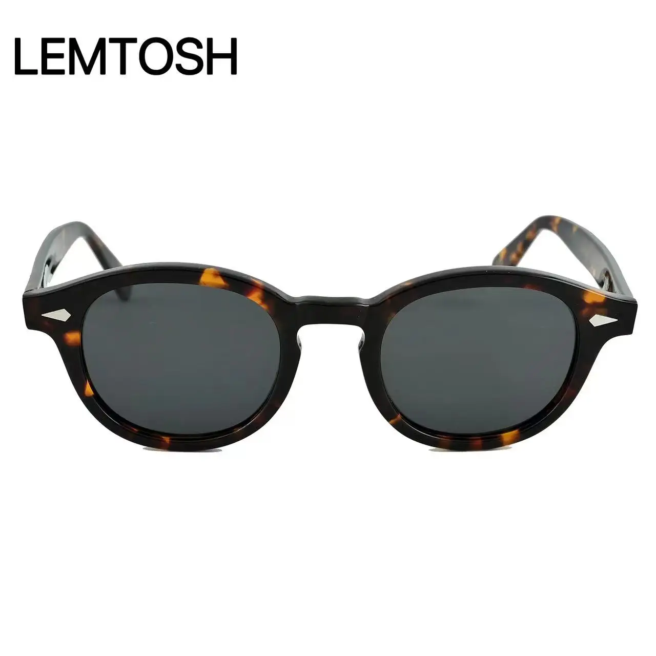 Yeni Varış MOSCOT LEMTOSH Model Johnny Depp Kaplumbağa Kabuğu Çerçeve Gri Lens Unisex Güneş Gözlüğü Moda Trendi Erkek Kadın Gözlük
