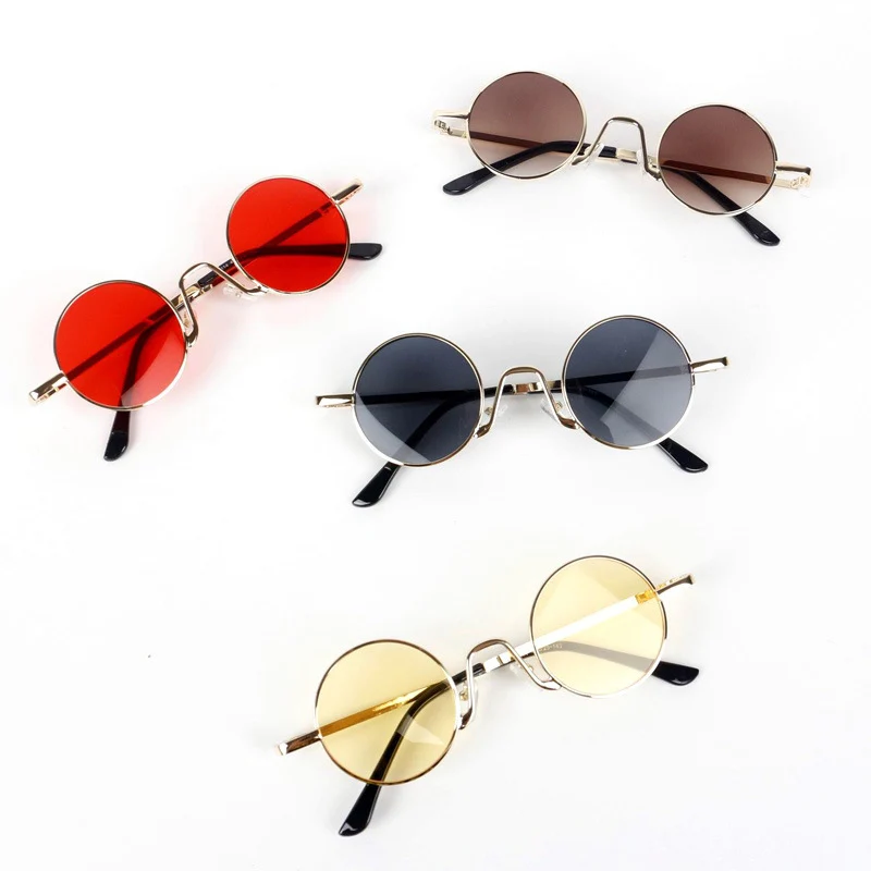 Zilead Yuvarlak Moda renkli Güneş Gözlüğü Sevimli Çocuklar Retro Çerçeve Gözlük Çocuk güneş gözlüğü Erkek Kız Marka Gözlük UV400
