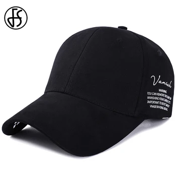 FS 2022 Yaz Siyah Beyaz beyzbol şapkası Erkekler Kadınlar İçin Açık Spor Koşu Golf Şapka Kavisli Ağız Yüz Kapaklar Gorro Hombre