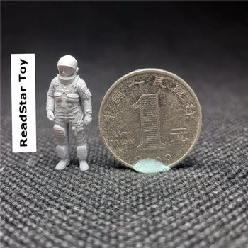 minyatür 1/64 reçine şekilli kalıp boyasız astronot