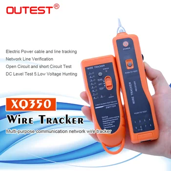 Ücretsiz kargo tel tracker RJ45 RJ11 bulucu ağ lan kablosu telefon elektrik teli tracker tracer toner xq-350