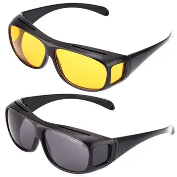 Araba Gece Görüş Güneş Gözlüğü Gece sürüş gözlükleri Sürücü Gözlük Unisex güneş gözlüğü UV Koruma Güneş Gözlüğü