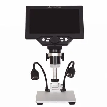 G1200 Elektronik Dijital Mikroskop 12MP 7 İnç Büyük lcd ekran Lehimleme Sürekli Amplifikasyon Büyüteç Aracı