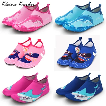 Bebek su ayakkabısı Yalınayak Aqua Ayakkabı Çocuklar için Kauçuk Terlik denizde Yüzmek için Çocuk plaj ayakkabısı Sneakers Erkek Kız için