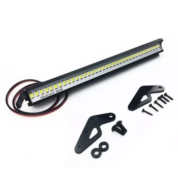 Süper parlak 36 LED ışıklar Bar 1/10 RC paletli araba eksenel SCX10 90046 D90 Traxxas TRX4 için
