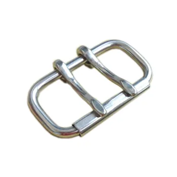 Kemer Tokası Çanta Bağlantı Elemanları Çift Pin Paslanmaz Çelik Halter Rulo Metal Kemer Kafa 60mm 52mm
