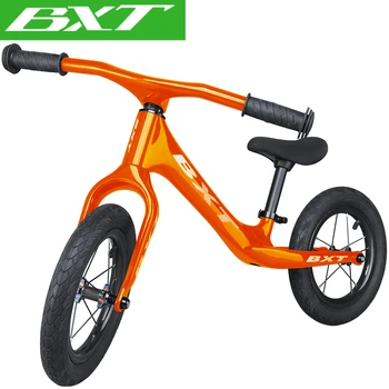 BXT 12 inç Karbon fiber Çerçeve çocuk bisikleti karbon Çocuklar denge bisikleti İçin 2 ~ 6 Yaşında Çocuk karbon komple bisiklet çocuklar için