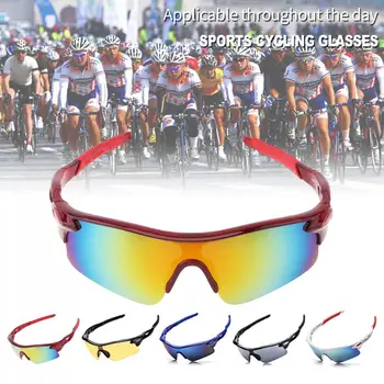 1 adet sarı Bisiklet gözlük açık spor motosiklet güneş gözlüğü gözlük ROBESBON için