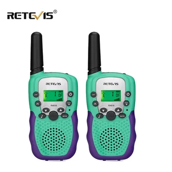 Retevis RA618 Walkie Talkie Çocuk 2 adet Oyuncak Telsiz Çocuklar PMR446 Çocuk doğum günü hediyesi Erkek Kız için İki Yönlü Radyo Yaş 5-13
