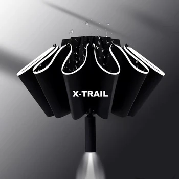 Otomatik Şemsiye Yansıtıcı Şerit Ters Led Şemsiye Nissan Xtrail İçin X Trail T30 T31 T32 2021 2020 2019 2018 2017 - 2001