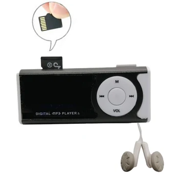 Micro SD MP3 çalar TF Kart ve kulaklık ile LED reproductor de musica Kayıpsız Ses Müzik Medya MP3 oyuncu