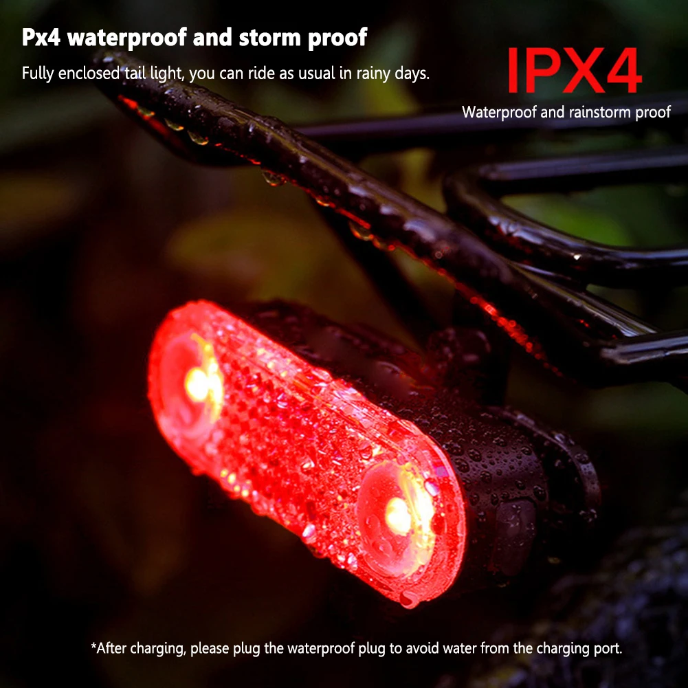 Bisiklet Bagaj Taşıyıcı led ışık 60lm 1200mah Akıllı Fren Arka Lamba Rafı Fren Emniyet Uyarı Fener Koltuk yansıtıcı ışıklar