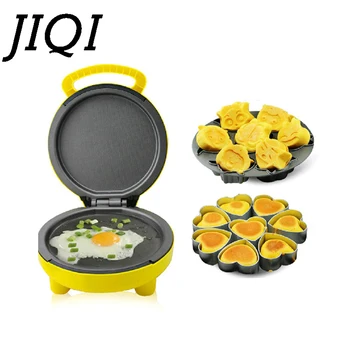 JIQI Elektrikli Krep Makinesi Mini Pizza fırın tepsisi Pasta Pişirme Makinesi Çok Fonksiyonlu Muffin Gözleme waffle kek makinesi Fırın AB ABD plug