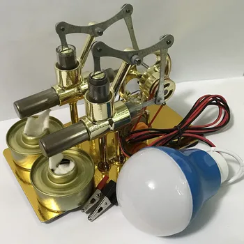 Stirling Dengeli Motor Modeli Buharlı Fizik Popüler Bilim Küçük Üretim Buluş Deney Eğitim öğretim Aracı