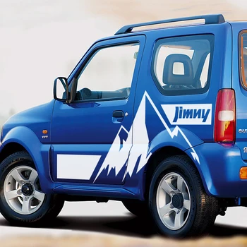 Desen Dağ Grafik Vinil Çıkartması Araba Çıkartmaları Suzuki Jimny için Off Road tasarım Araba Kapı Yan Büyüleyici Sticker Oto Vücut
