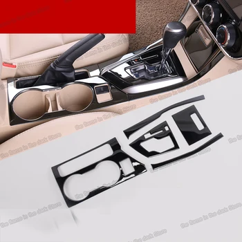 oto Styling Araba Kupası Çerçeve Trim Toyota Corolla 2013 2014 2015 2016 2017 2018 E170 İç Aksesuarları Krom dişli paneli