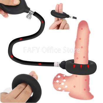 Sıvı silikon şişme kilitleme sperm halka bağlı top halka şişme kilitleme sperm halka penis halkası Erkek genişletilmiş penis oyuncak