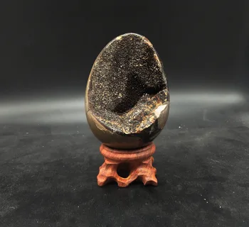 Doğal Ejderha Septarian Geode Yumurta Mineral Örneği