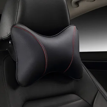 marka araba kafalık yastık evrensel rahat pu deri oto boyun yastıklar çoğu otomobiller için fit kalite garantisi