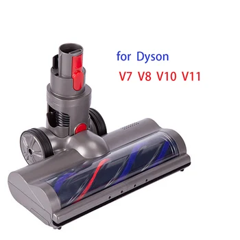 Motorlu Zemin Fırça Kafası Aracı Dyson V8/V7 / V10 / V11 Elektrikli Süpürge Parçaları Zemin Fırçası