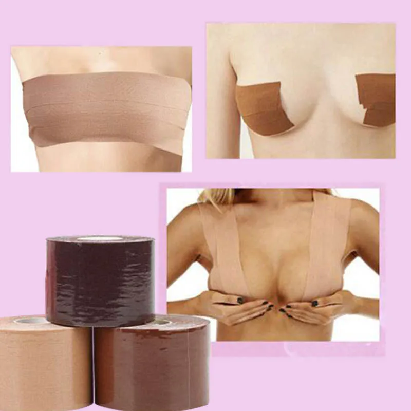 2022 5M Kadın Meme Meme Kapakları Push Up Sütyen Vücut Görünmez Meme Kaldırma bant yapışkan Sütyen Intimates Seksi Bralette Pad Yapışkan