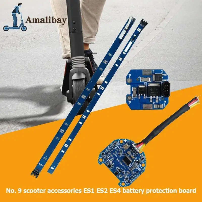 Pil BMS Ninebot Scooter için ES1 ES2 ES4 36v Lityum Pil Koruma Paneli Destek İletişim Es2 Parçaları