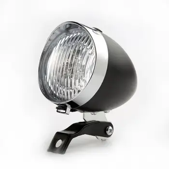 3 LED 2 Modları Bisiklet Kafa Lambası Bisiklet Ön İşık Lambası Far Vintage El Feneri Far Bisiklet Aksesuarları