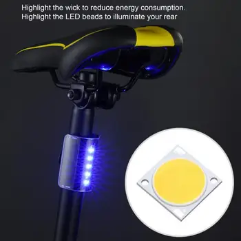 Seatpost bisiklet arka ışık kırmızı güvenlik uyarı su Geçirmez Dokunmatik Kontrol Otomatik algılama USB ile şarj edilebilir bisiklet Kuyruk Lambası