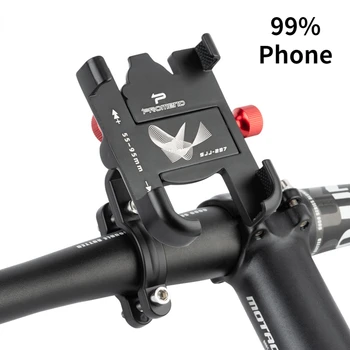 MTB Telefon Dağı Standı Bisiklet Tutucu 360° Dönebilen Alüminyum Ayarlanabilir Bisiklet telefon tutucu kaymaz Bisiklet Bracke