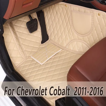 Özel Yapılmış Deri Oto Araba Paspaslar İçin Chevrolet Cobalt 2011 2012 2013 2014 2015 2016 Halı Kilim Ayak Pedleri Aksesuarları