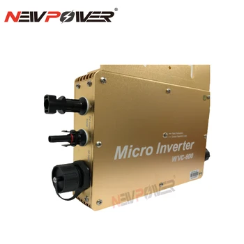 Güneş İnvertör 600W Kablosuz İletişim 22-50V için 120/230V DC / AC Akıllı Mikro şebeke bağlantı invertörü MPPT Dönüştürücü