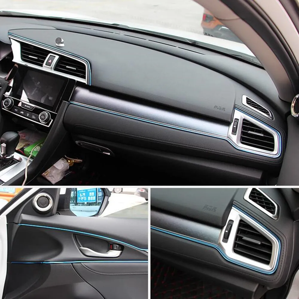 10M,5M, 3M araba iç kapı boşluğu Paneli Kenar Hattı Kalıp Trim şerit Ekleme Süslemeleri