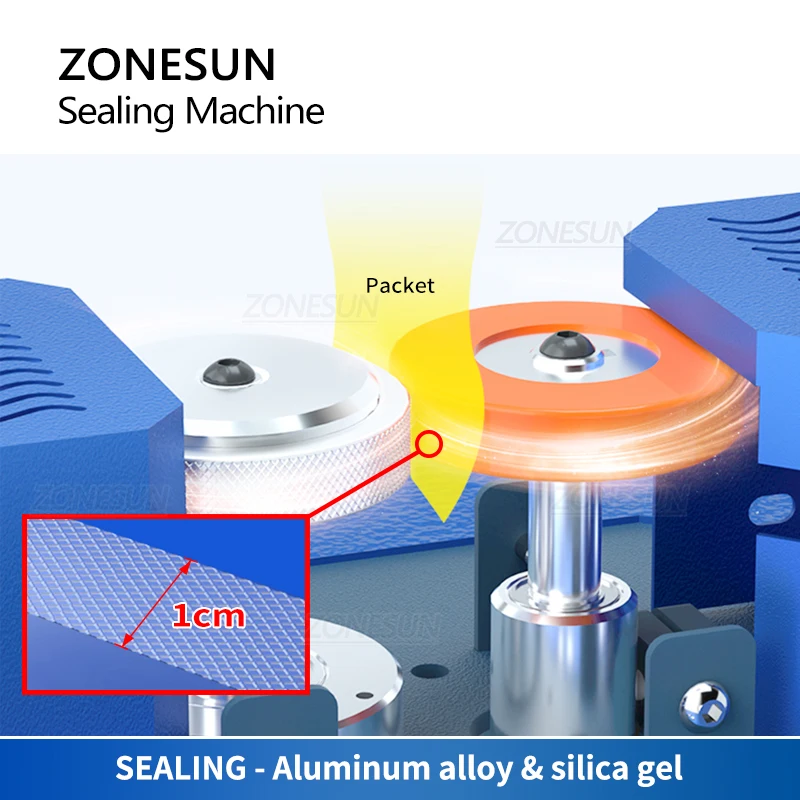 ZONESUN Taşınabilir Çanta Mühürleyen Rulo Yapıştırma Makinesi Alüminyum Folyo Kompozit Plastik Film PE Kaplamalı Kağıt Gıda Ambalajı ZS-GLF1